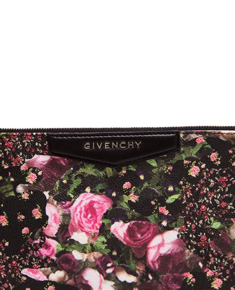 givenchy floral clutch|vintage Givenchy clutch.